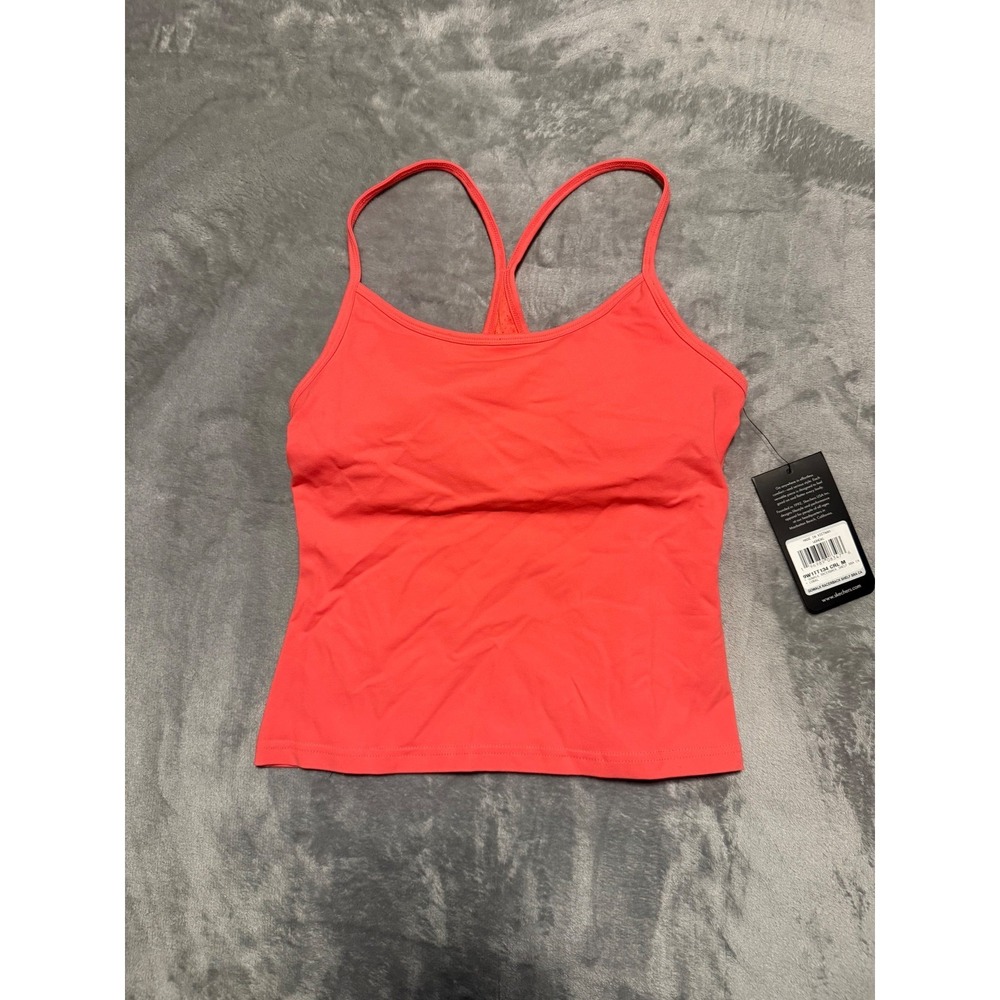 Skechers GOwalk Racerback Tank Top Womens Size M Coral Shelf Bra 9W1TT134